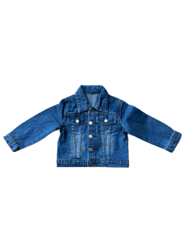 Spijkerjasje blauw - Afbeelding 4