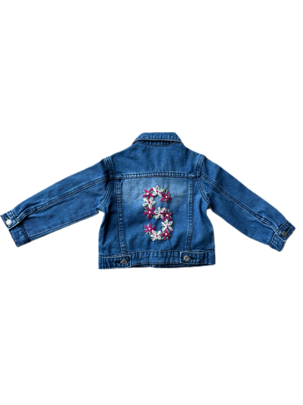 Spijkerjasje blauw - Afbeelding 2