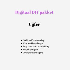 Digitaal DIY Pakket Cijfer