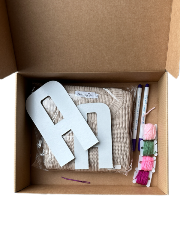 DIY letter pakket inclusief trui